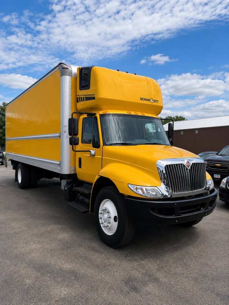 International 4300 Yellow